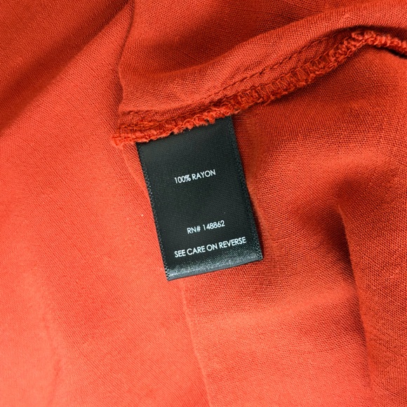 Torrid Red Swiss Dot Surplice Midi Dress Pockets Size 1 (1X) - Picture 8 of 9